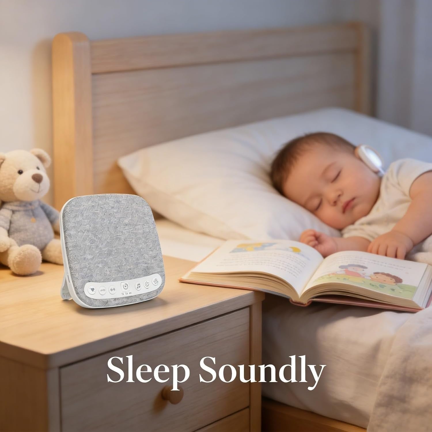 White Noise Machine 18 Sounds Sleep Aid Timer Portable for Baby & Adult