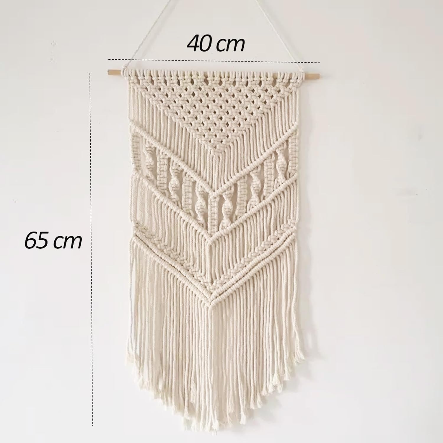 Boho Wall Decoration, Macrame Wall Hanging Tapestry with Tassels