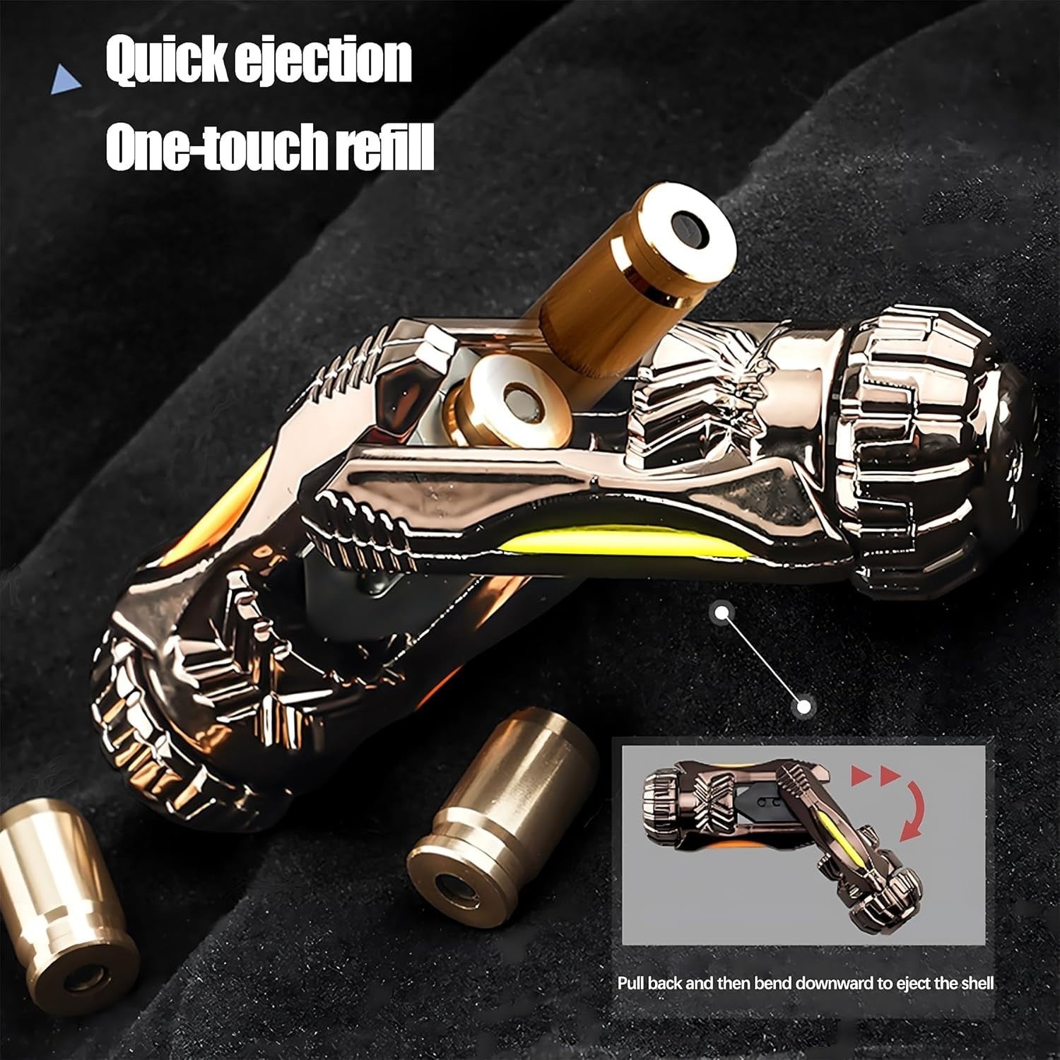 Metal Fidget Spinner Ring Clicker Slider EDC Stress Relief Pocket Toy