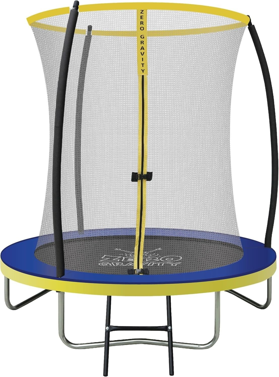 6FT Kids Garden Trampoline Safety Enclosure Ladder Round Outdoor