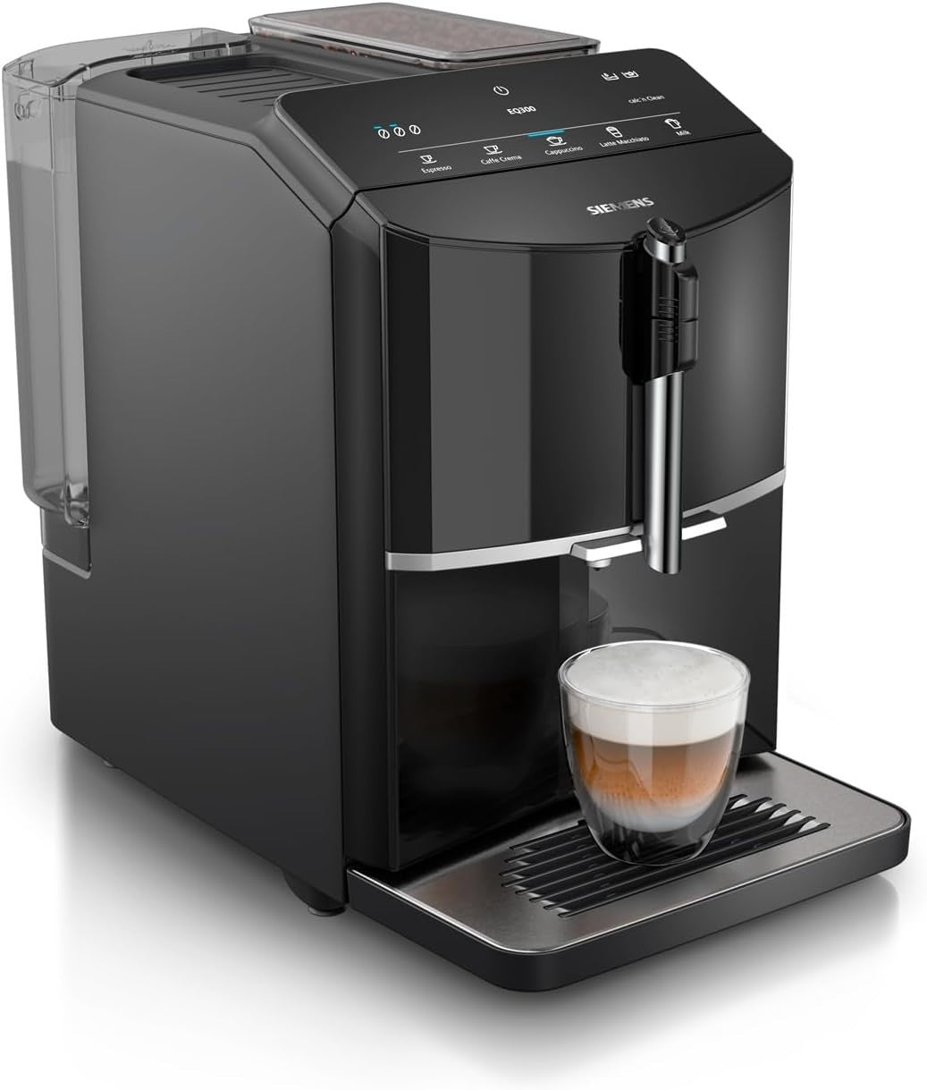 Fully Automatic Bean-to-Cup Coffee Machine with Milk Frother, One-Touch Drinks