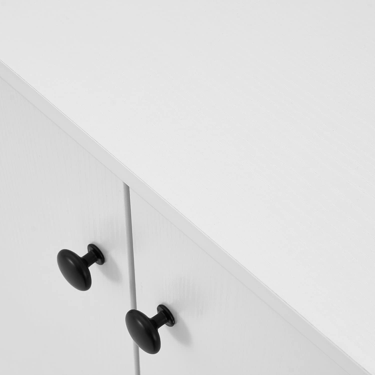 Modern Sideboard Cabinet with 4 Doors, Elevated Legs & Ample Storage