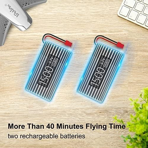 HD Drone Quadcopter Kids Beginner 40min Flight Optical Flow Easy Fly RC