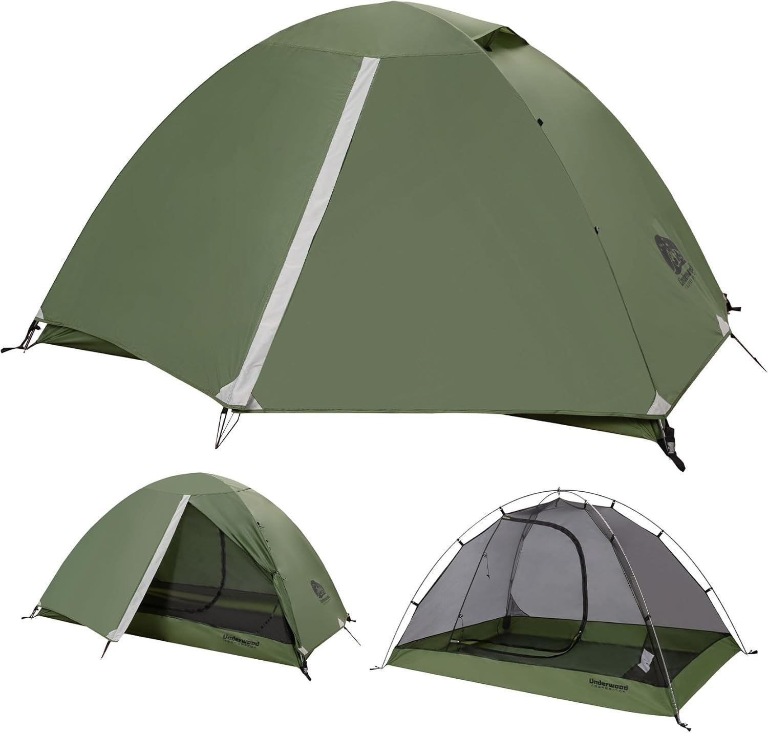 4 Man Camping Tent Lightweight Waterproof Dome 3 Season Hiking