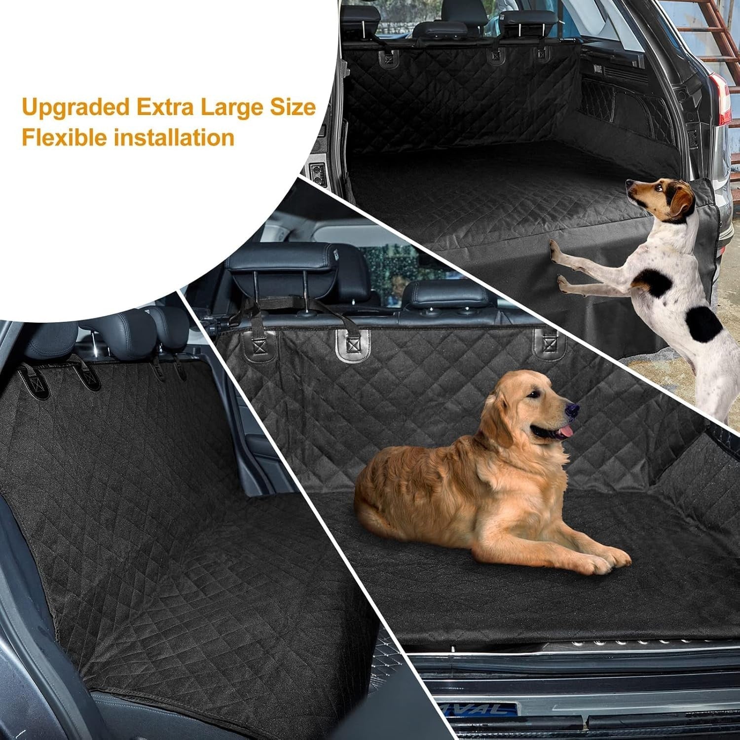 Waterproof SUV Dog Cargo Liner Trunk Seat Cover Non Slip Protector