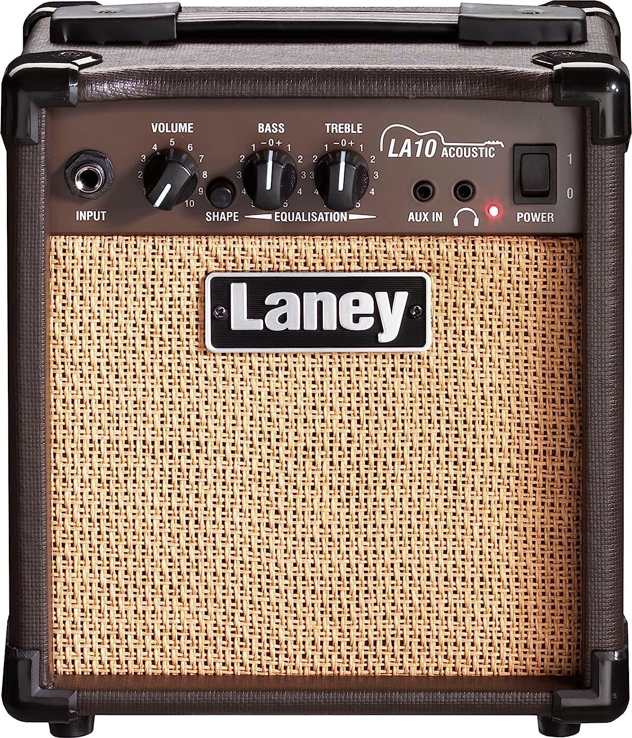LA10 10W Acoustic Guitar Amp Compact Speaker AUX Input Headphone Shape EQ