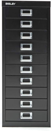 Metal 10 Drawer Desktop File Cabinet Small Storage Organiser Office