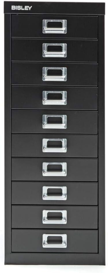 Metal 10 Drawer Desktop File Cabinet Small Storage Organiser Office