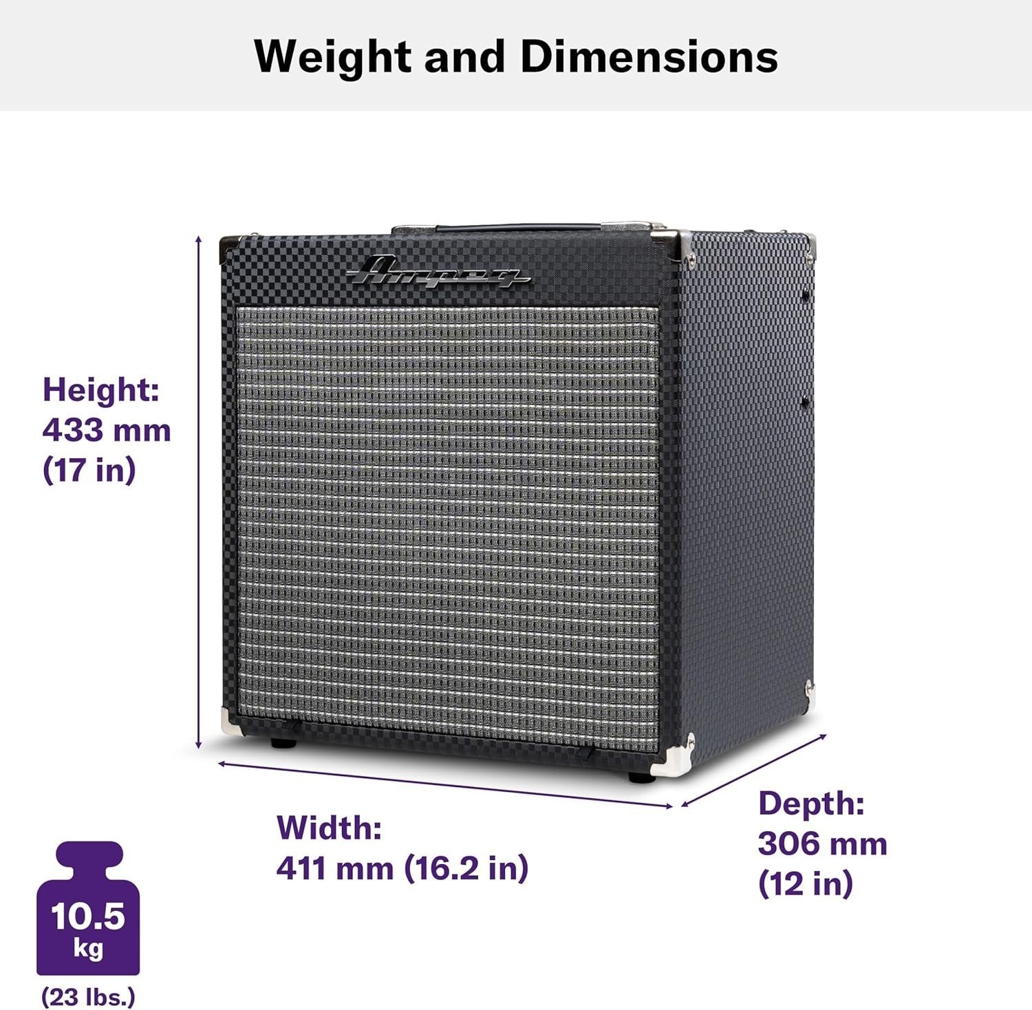 RB-108 30W Bass Combo Amp with SGT Overdrive, AUX & Headphone