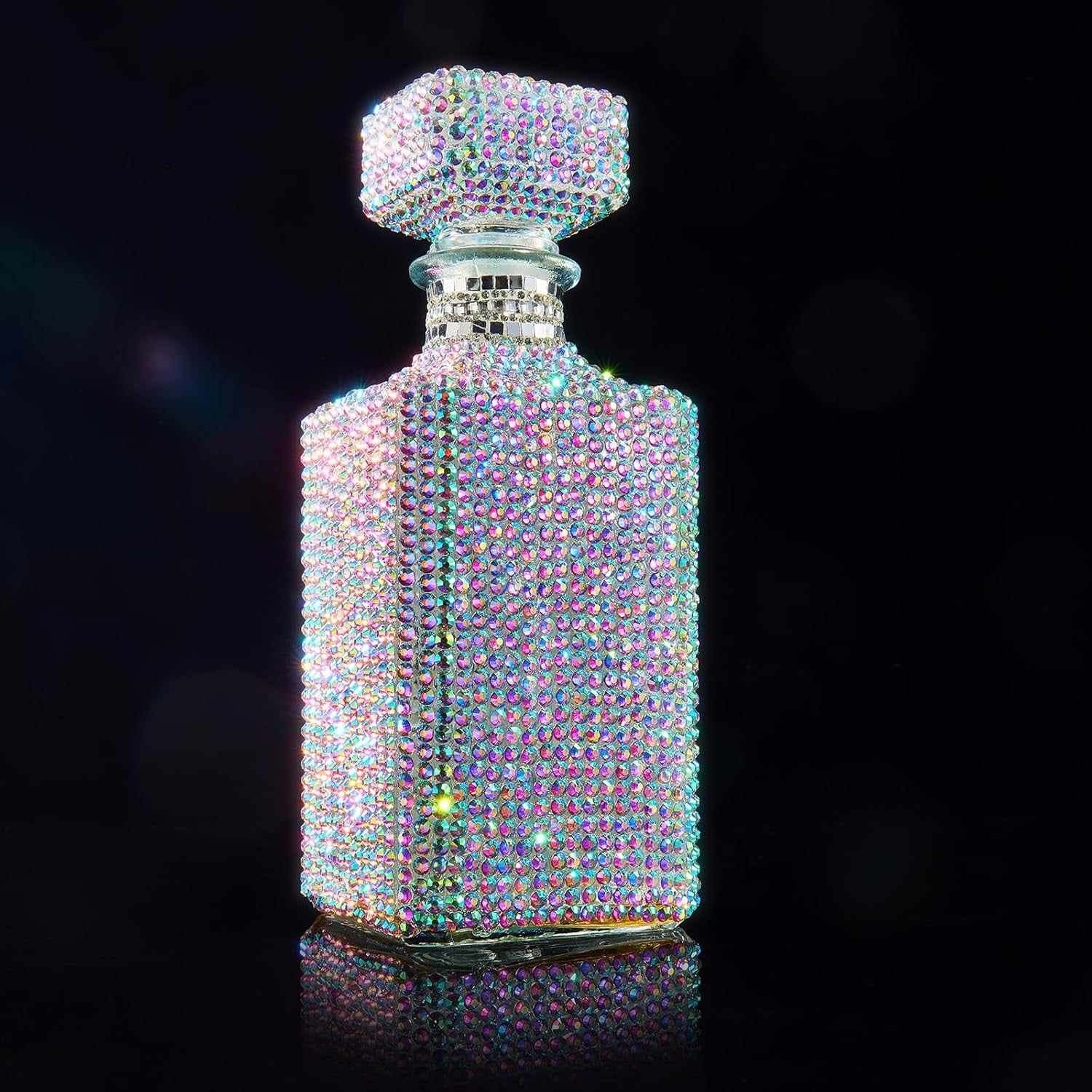 Diamond Rhinestone Whiskey Decanter 730ml Luxury Bling Crystal Spirits Bottle