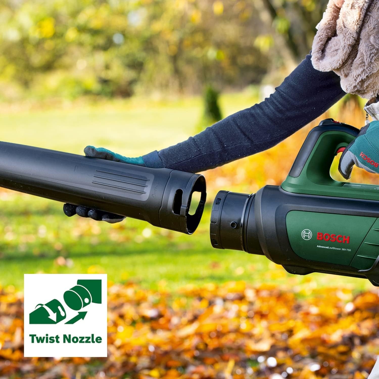 36V Cordless Leaf Blower High Power Lightweight Garden Cleaner with Battery