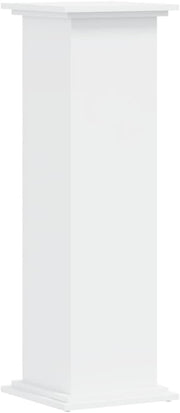 White Tall Plant Stand 100cm Indoor Outdoor Wood Flower Pot Display Holder