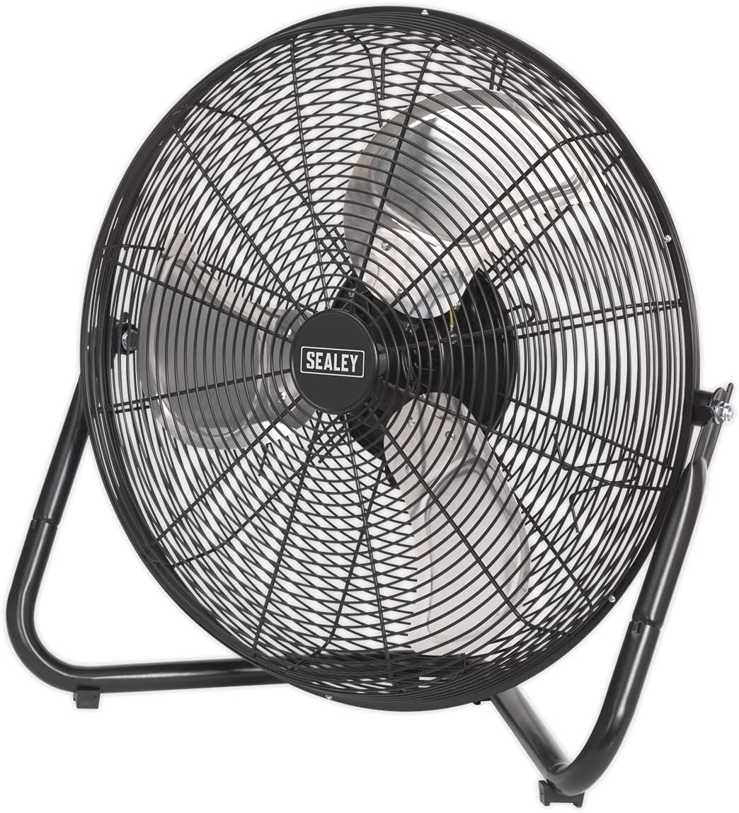 Industrial High Velocity Floor Fan 18 Inch 3-Speed Heavy Duty Metal Cooling