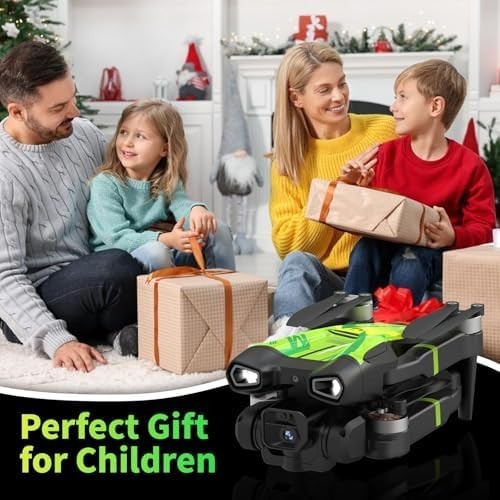 Foldable 4K Mini Drone with Brushless Motor, Optical Flow, 3D Flips RC Quadcopte