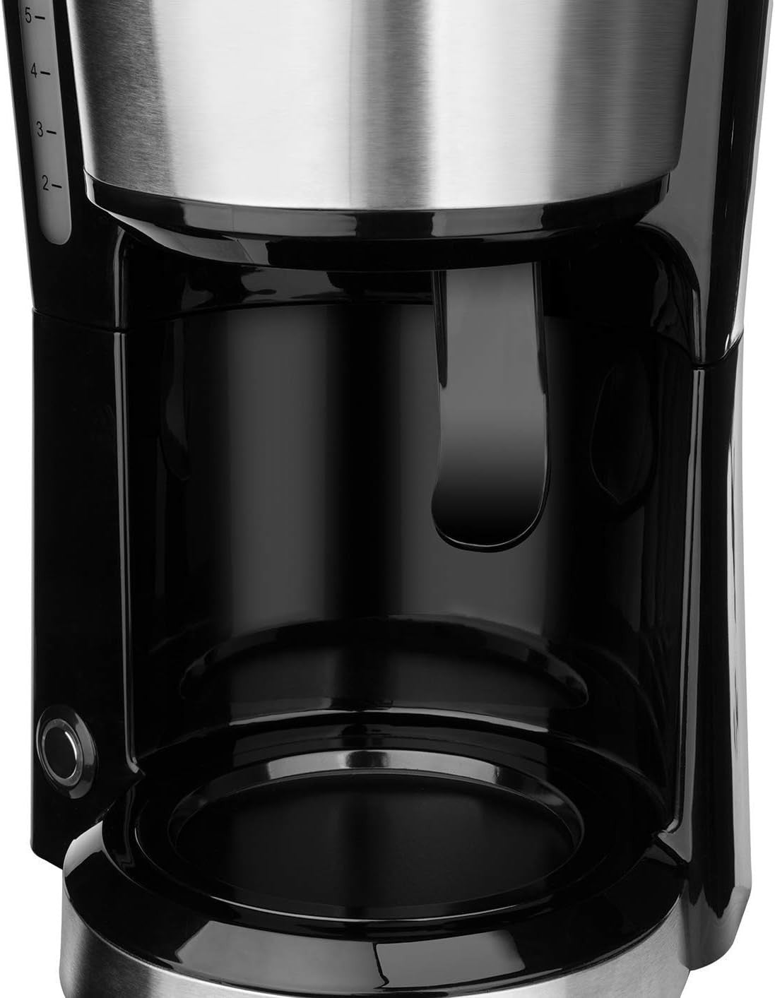 Compact Filter Coffee Maker 0.6L Permanent Filter Mini Drip Machine Stainless