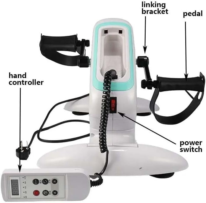 Electric Under Desk Pedal Exerciser 12 Speed Timer Quiet Rehab