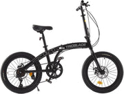 20" Folding Bike Lightweight 7-Speed Shimano Disc Brake Commuter