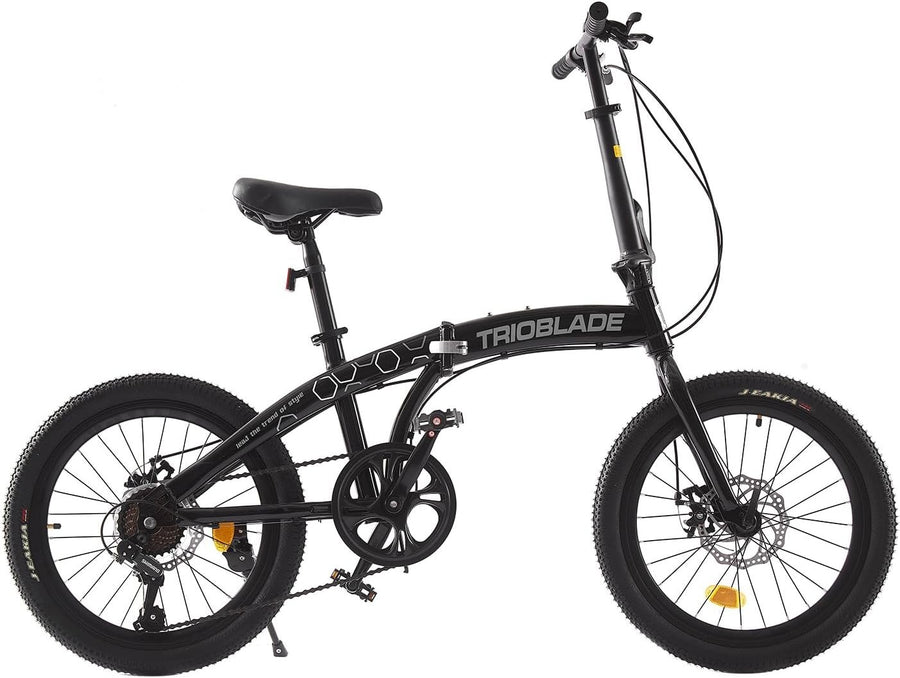 20" Folding Bike Lightweight 7-Speed Shimano Disc Brake Commuter