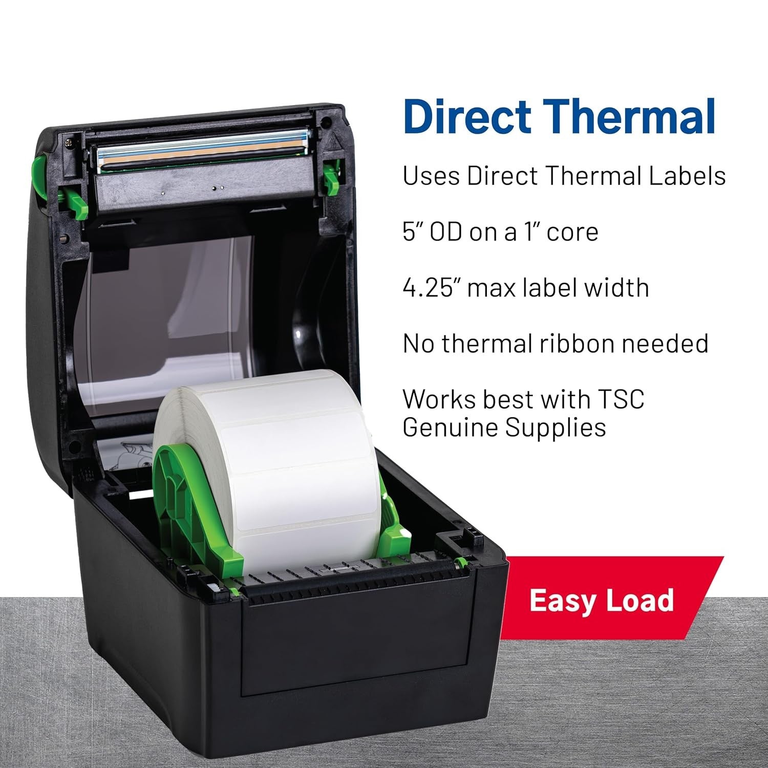 DA210 Desktop Thermal Label Printer – 4.25" 203 DPI USB 2.0