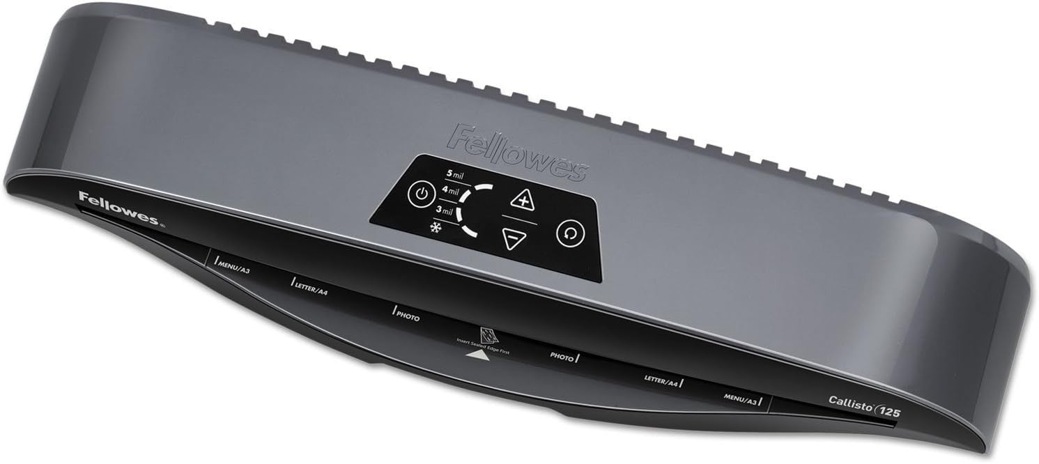 A4 Laminator Fast Office Machine 5-Min Warm-Up Anti-Jam 125 Micron