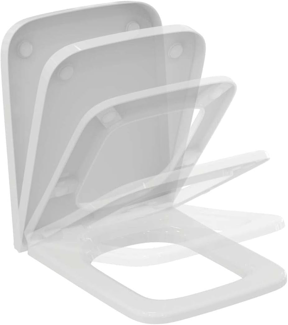 Toilet Seat with Soft-Close, Duroplast, Chrome-Plated Hinges – Removable