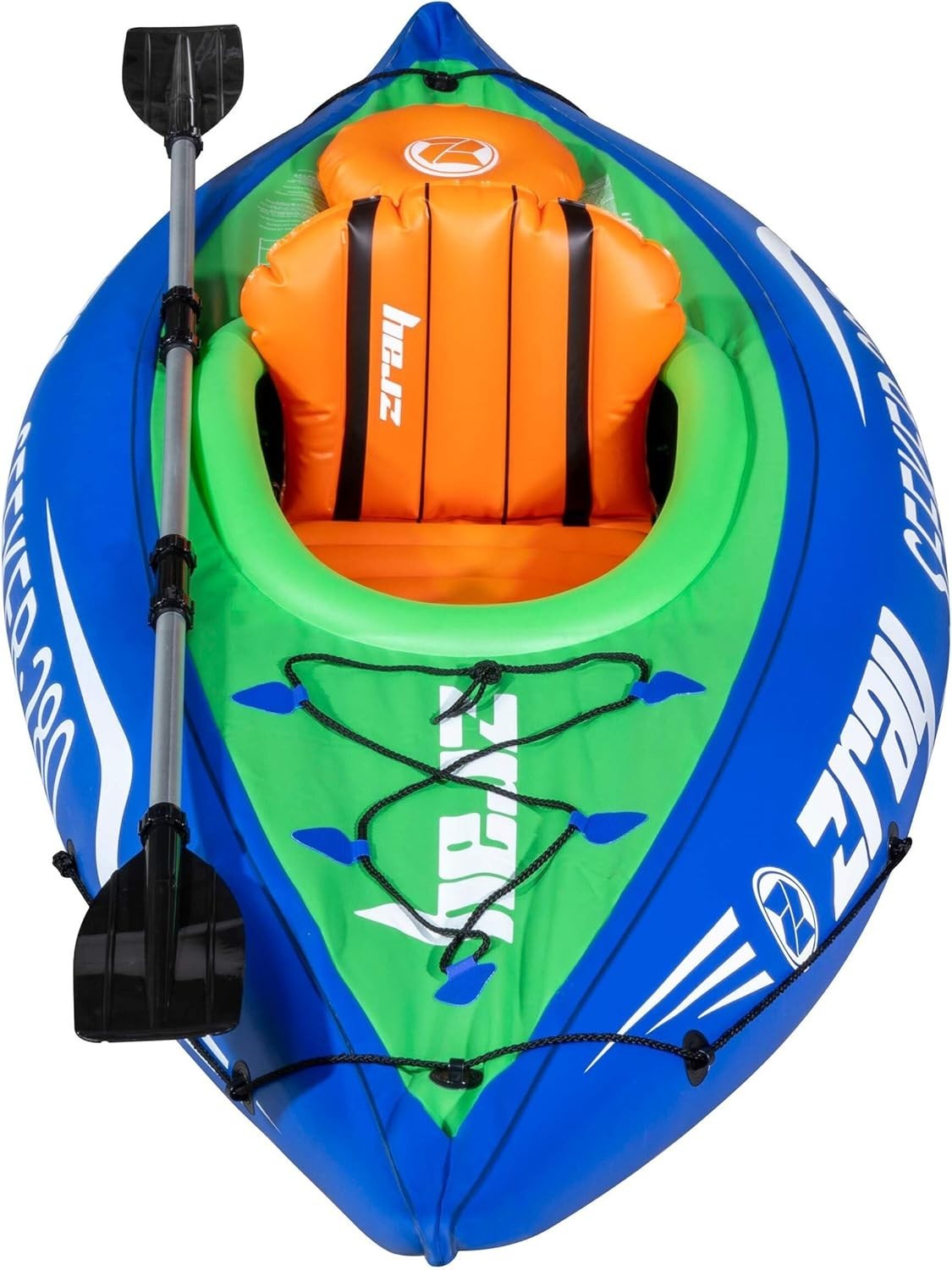 1 Person Inflatable Kayak Canoe w/ Paddle Pump Portable Boat