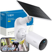 2K Solar Security Camera Outdoor Wireless Color Night Vision IP65