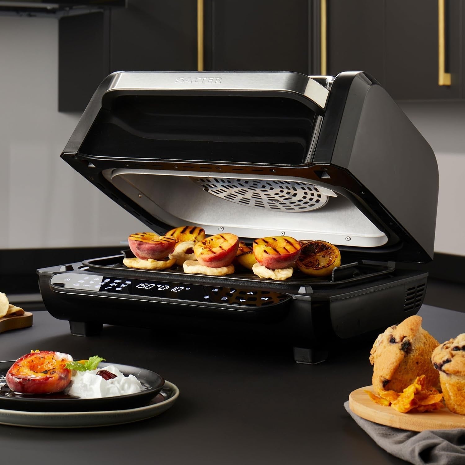 16-in-1 AeroGrill Air Fryer 3.8L | Health Grill, Multicooker, LED Touch, 1700W