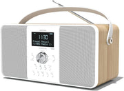 DAB DAB+ FM Digital Radio Bluetooth Portable Rechargeable Dual Alarm