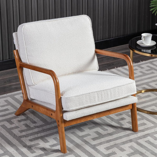 Kids Armchair with Footstool PVC Leather Sofa Chair Toddler Seat Grey