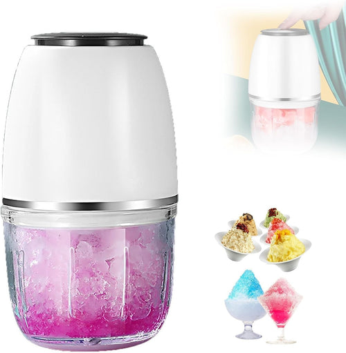 Electric Ice Crusher Snow Cone Slush Maker Machine for Drinks Home Party