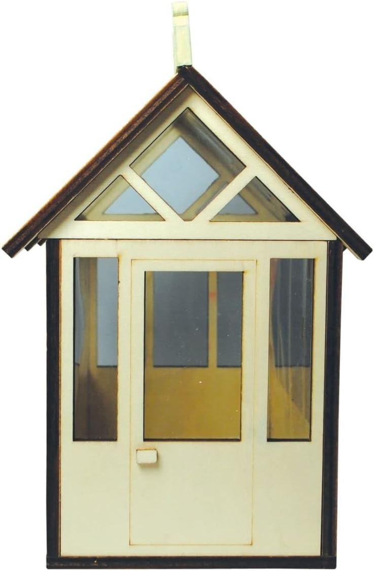 Mini Indoor Greenhouse Wooden Windowsill Herb & Cactus Display Box 21x20x13.5cm