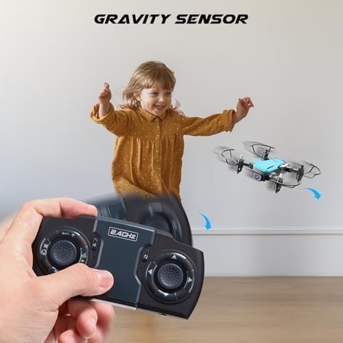720P HD Foldable Mini Drone with Altitude Hold & 3D Flip (2 Batteries)