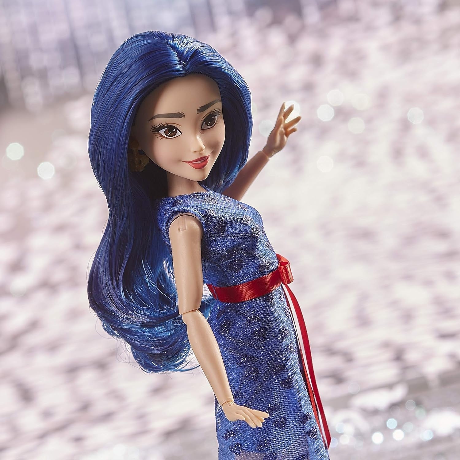 Royal Wedding Fashion Doll Blue Dress Earrings Shoes Gift