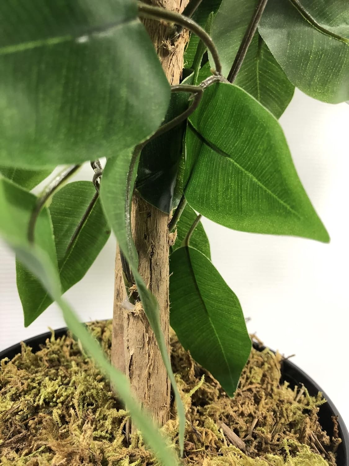 90cm Artificial Ficus Tree Green Bush Indoor Decorative Plant in Pot Home Decor