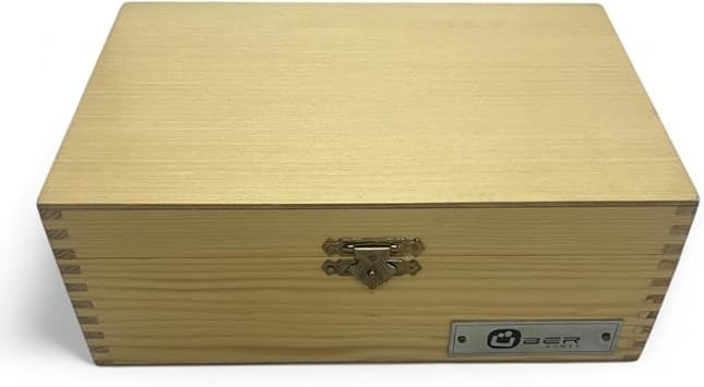 Luxury Ebony Chess Set 4.5" King with Velvet-Lined Storage Box Gift Set