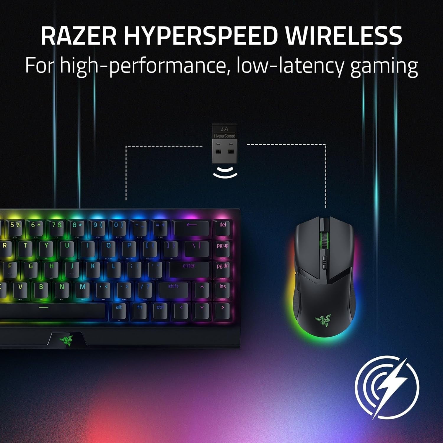 Wireless Gaming Mouse 30K DPI RGB 10 Buttons Pro Esports