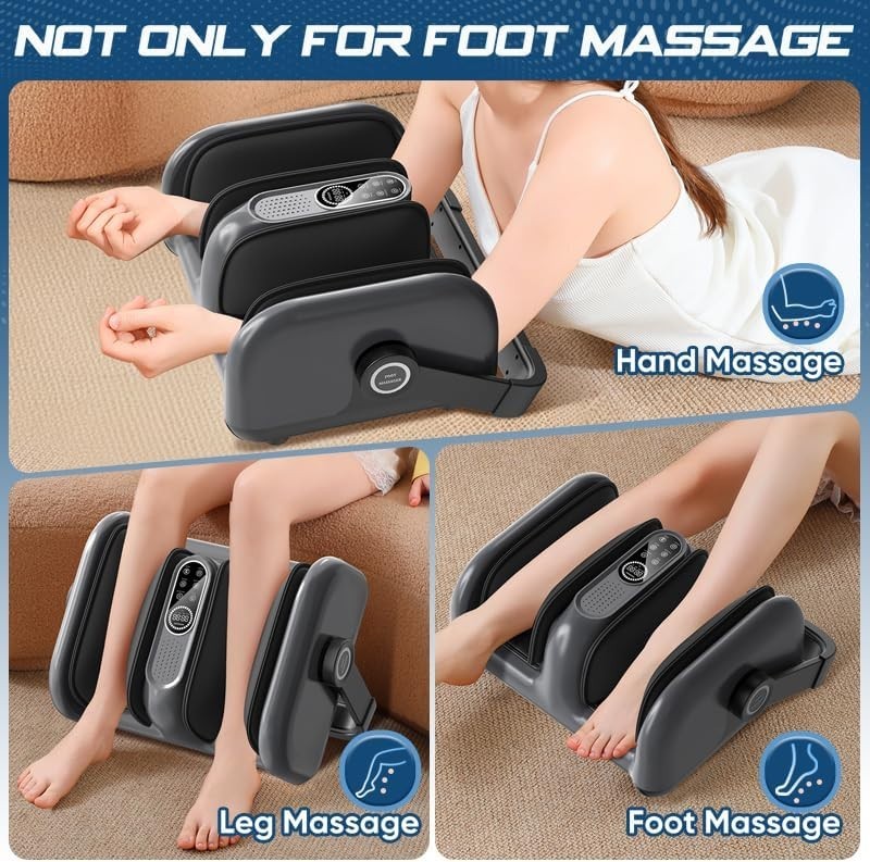 Electric Foot Massager with 5 Modes & 8D Airbag | Shiatsu Calf & Leg Massage