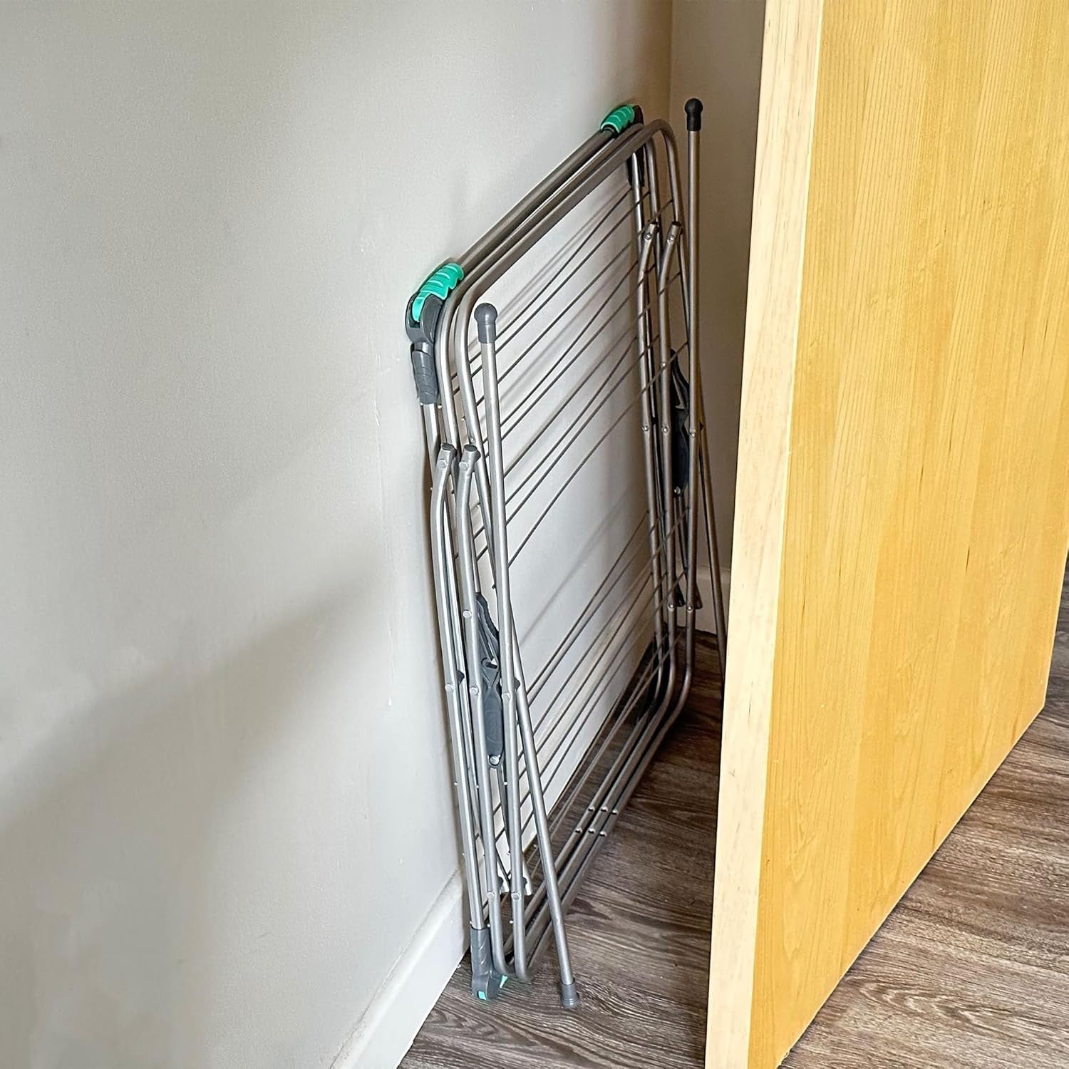 3 Tier Clothes Airer Indoor Folding Laundry Drying Rack 18m Space