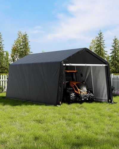Large Bike Storage Shed 10x20ft Waterproof Outdoor Tent Garage Motorbike Shelter
