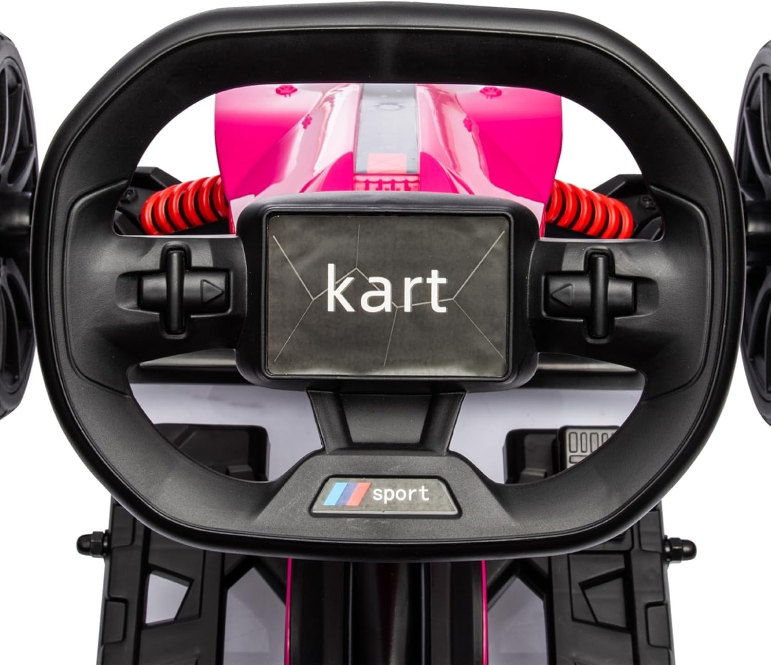 Kids Electric Go Kart 12V Drift Kart Ride On Car Pink Seat Belt 30kg