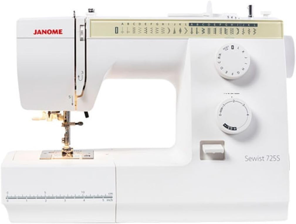 25 Stitch Sewing Machine One Step Buttonhole Needle Threader