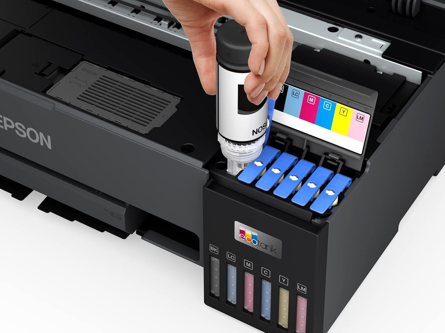 A3 Wi-Fi Colour Ink Tank Printer – Print, Scan & Copy, Borderless Black