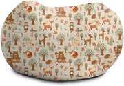 Kids Woodland Theme Bean Bag Chair Soft Durable Machine Washable 60x80cm