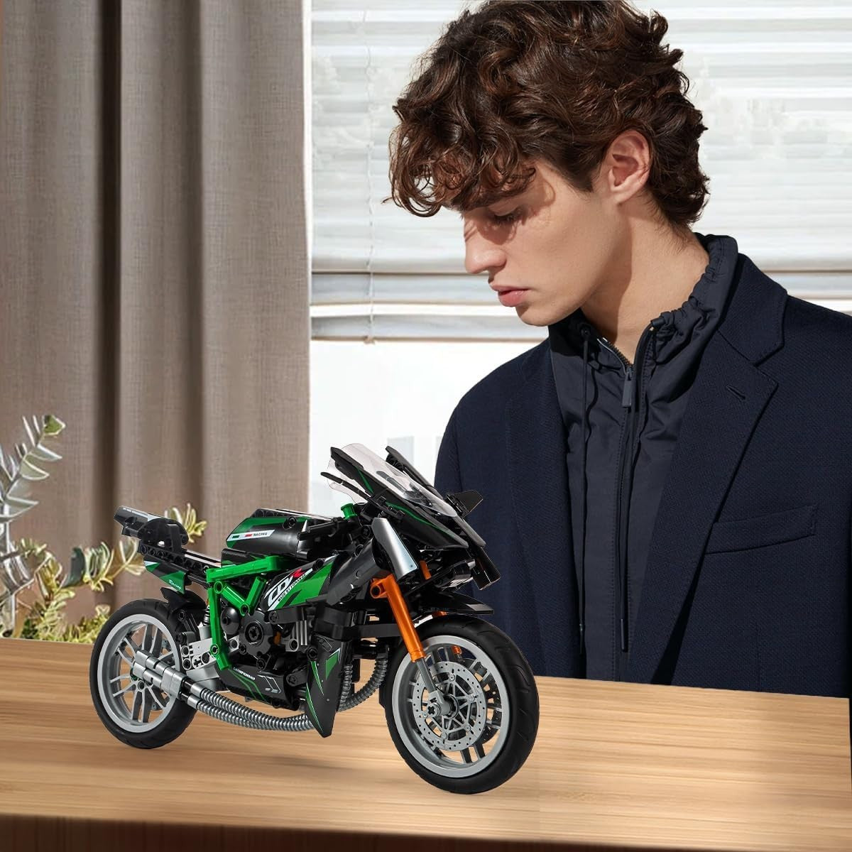 2-in-1 Robot & Motorbike Building Kit  515 Bricks  STEM Gift for Kids