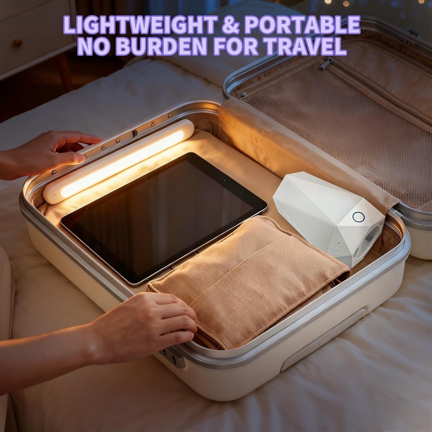 Smart White Noise Machine for Baby & Adults, 32 Sounds, Night Light & App