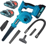 Cordless Leaf Blower Vacuum 18V Twin Battery Garden Patio Car Cleaner