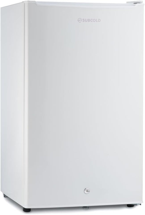95L Under-Counter Fridge LED Lock & Key Low Noise White