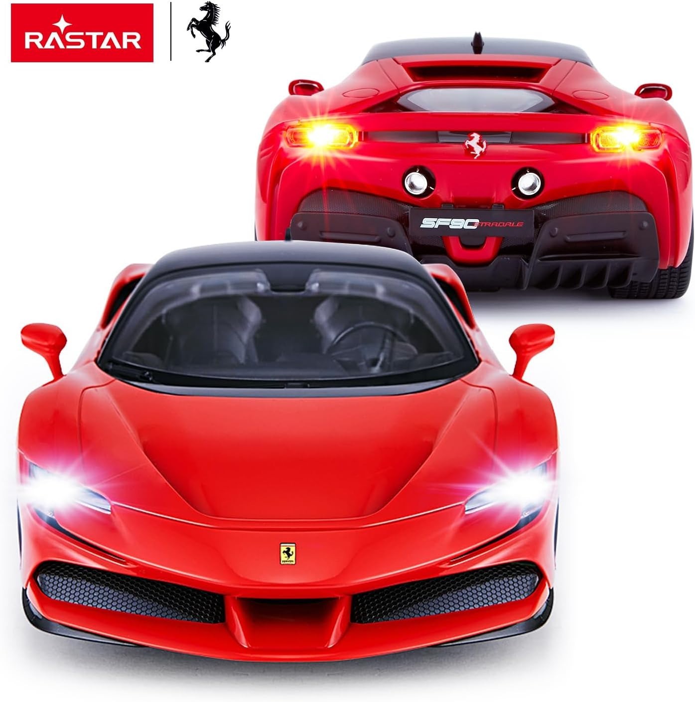 1:14 Scale RC Car – Red SF90 Stradale Remote Control Toy for Boys & Collectors