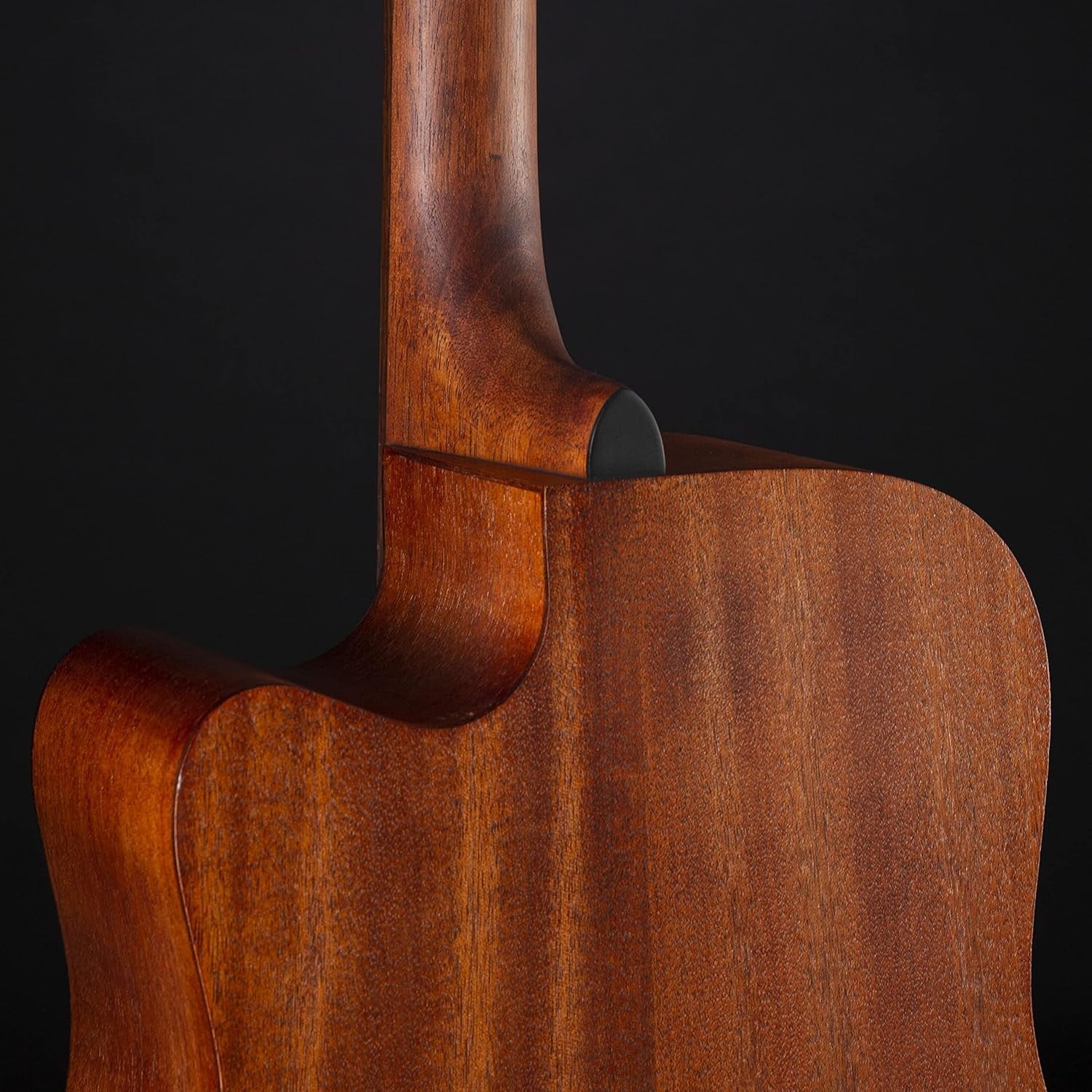 Full Size Electro Acoustic Guitar Cutaway Exotic Wood Natural